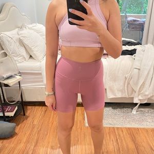 Lululemon wunder train shorts 6” velvet dust